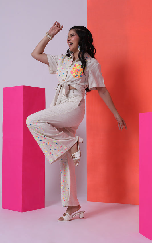 Love To Lay - The Spatial Crop Shirt