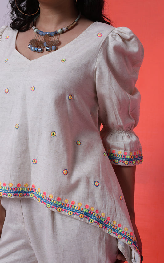 Not Truly Yours - The Fanned Out Tieable Tunic Set