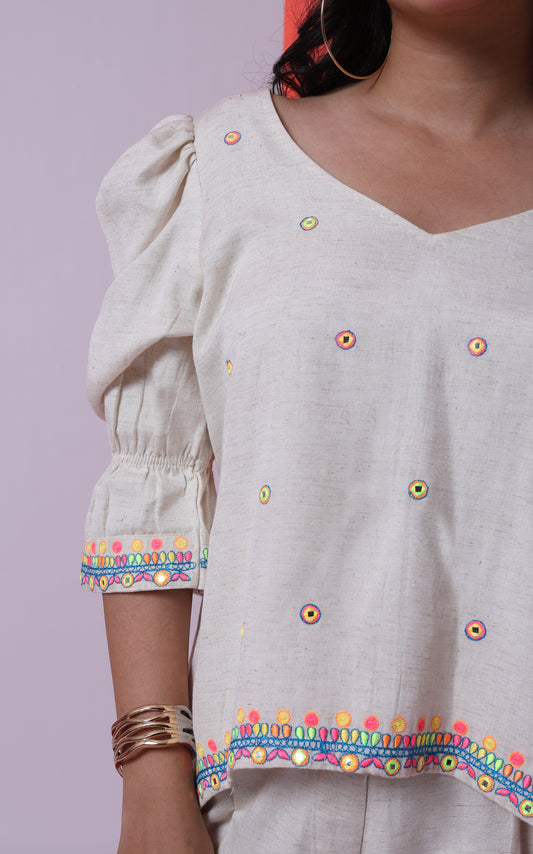 Not Truly Yours - The Fanned Out Tieable Tunic Set