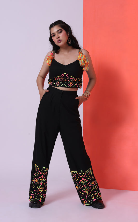 Fiesty - The Tassels Bustier Set