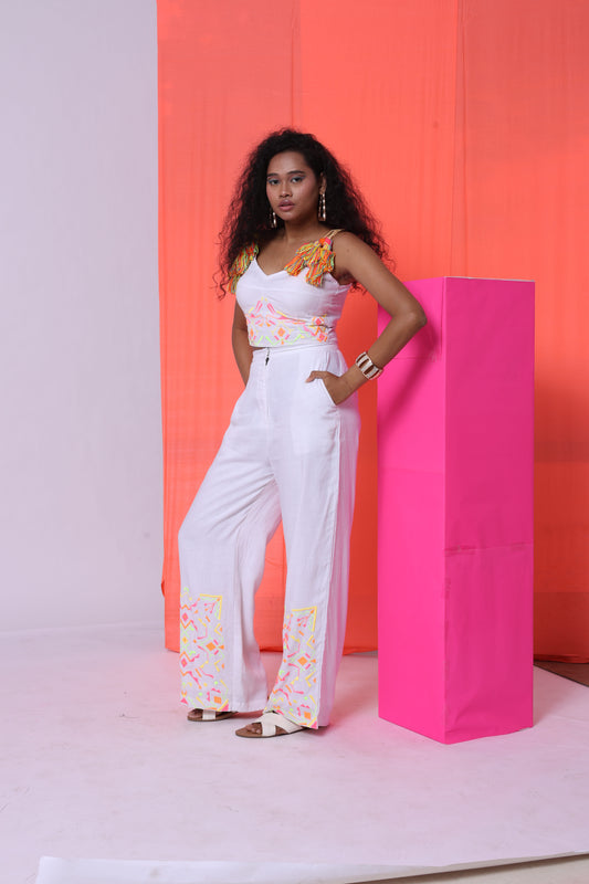 Fiesty - The Tassels Bustier Top Set