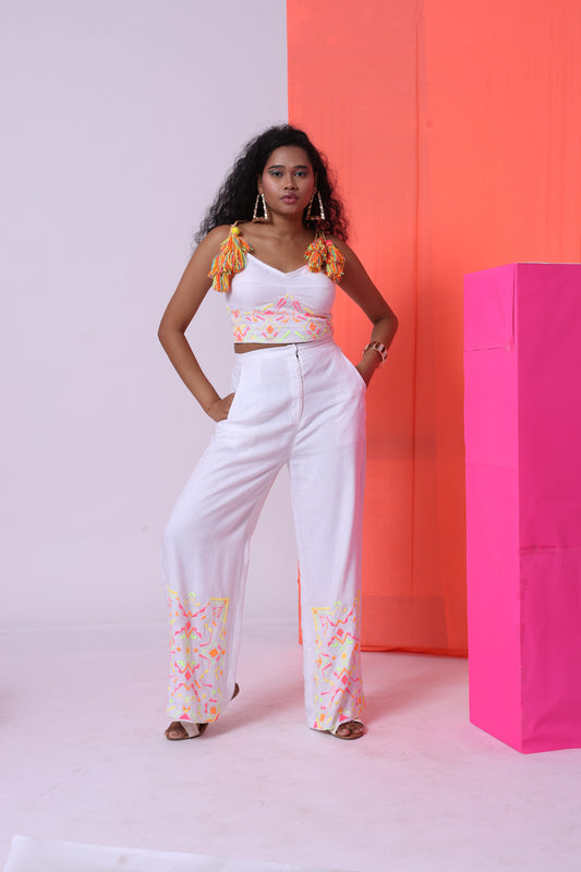 Fiesty - The Tassels Bustier Top Set