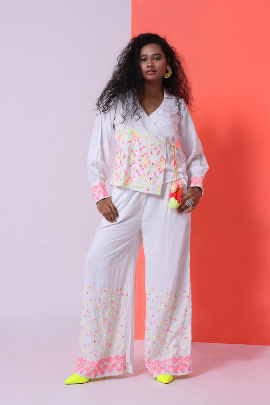 Silk & Cologne - The Tapestry Wrap Top