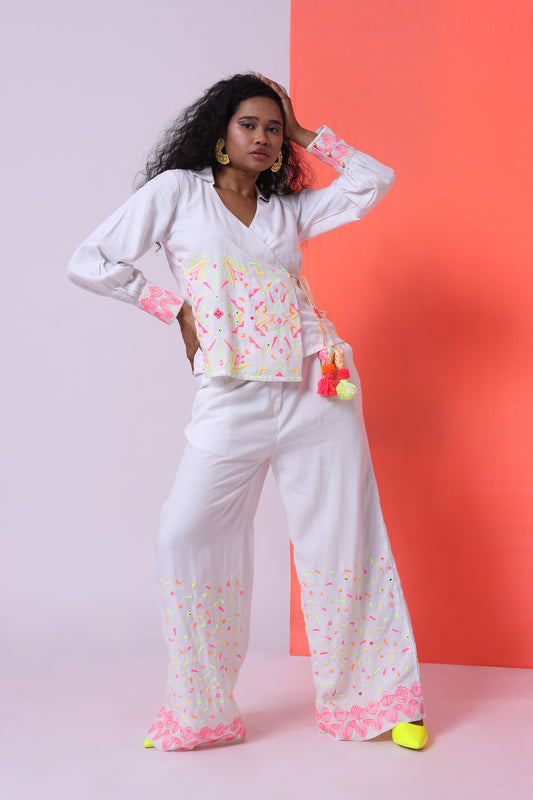 Silk & Cologne - The Tapestry Wrap Top