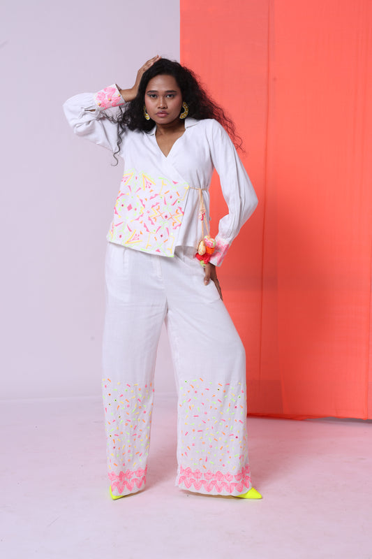 Silk & Cologne - The Wrap Top Set