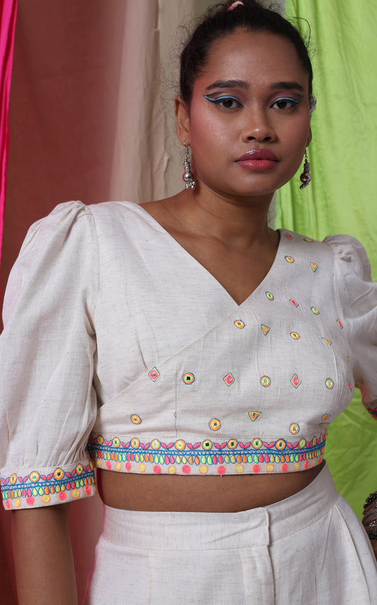 Yours Truly - The Wrap Bodice Blouse