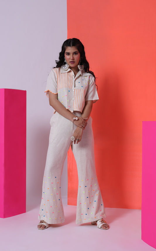 Ishq Vishq - The Hearts Crop Shirt