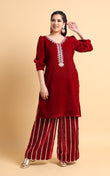 Vritti - The Scalloped Pallazo Set