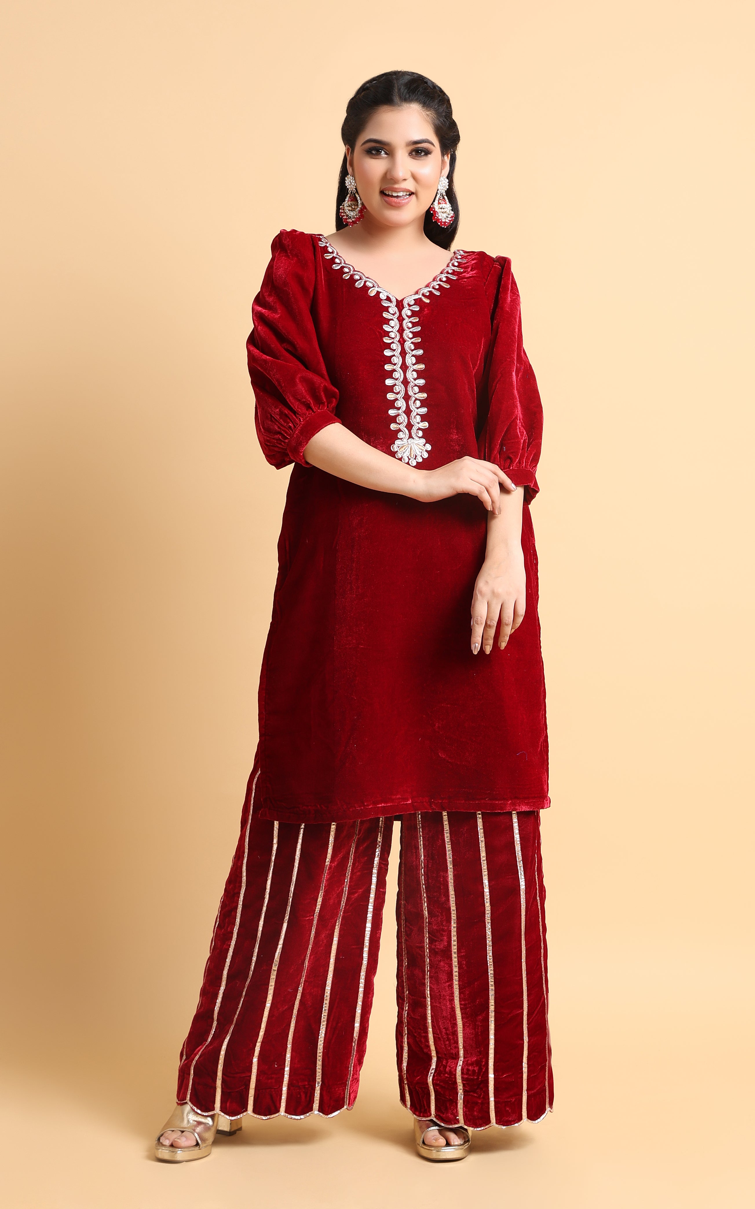 Vritti - The Scalloped Pallazo Set