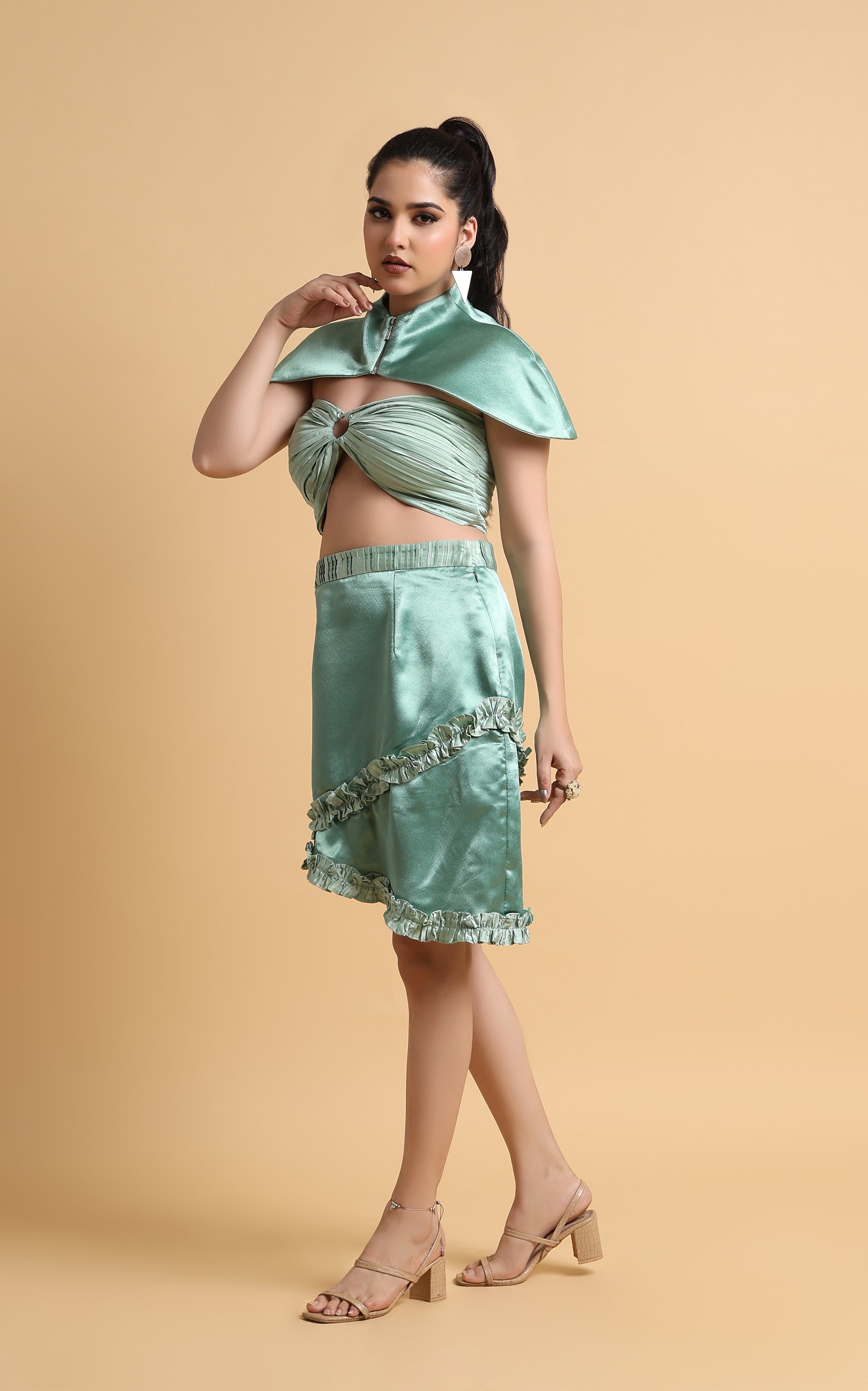 Envoûtée - The Draped Skirt Set