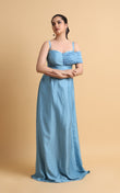 Étreinte - The Drape Shoulder Dress