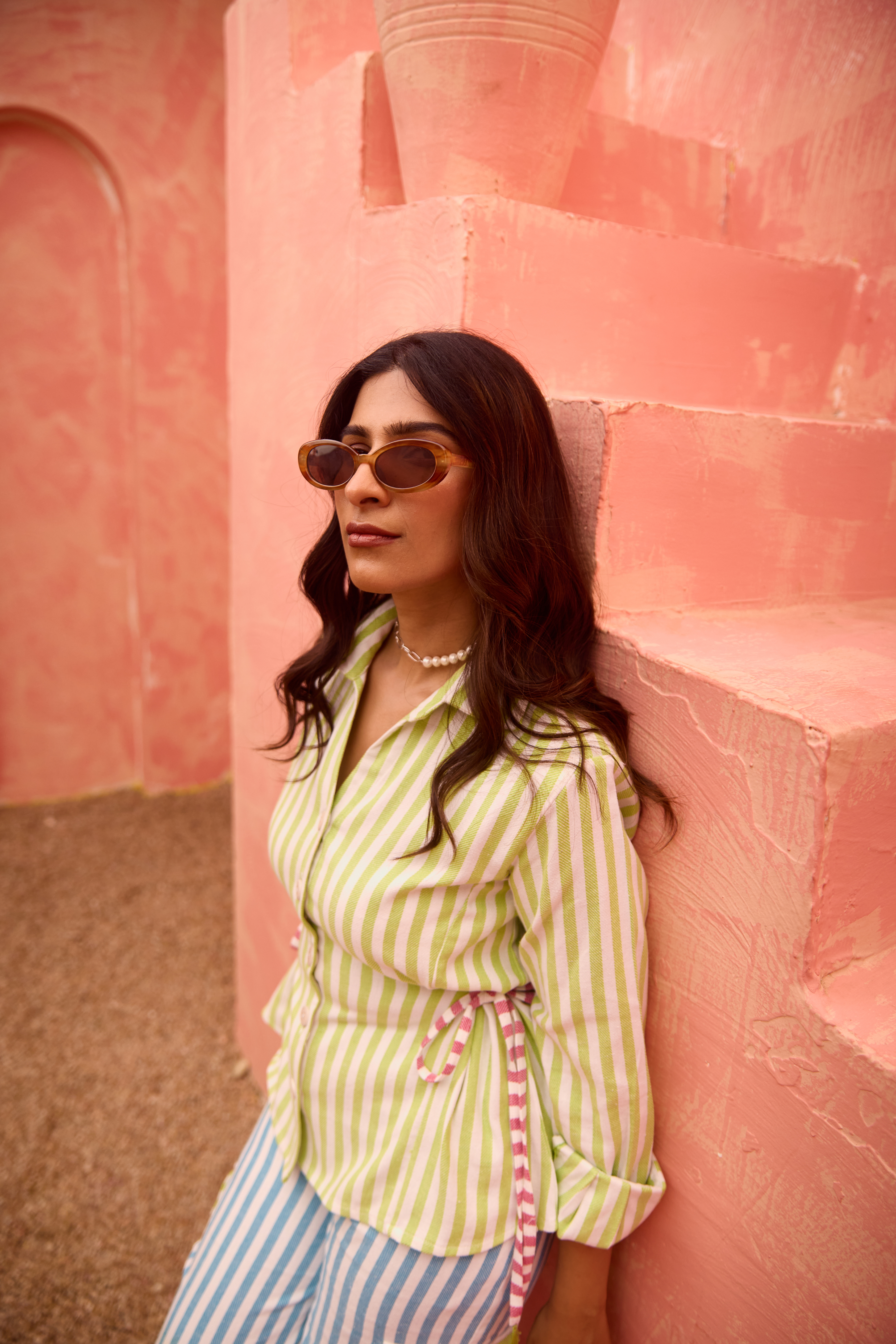 Tela - Green - The Side Tieable Shirt
