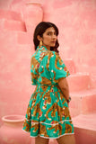 Keha – Short Shirt Dress in Tiger Print