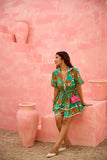 Keha – Short Shirt Dress in Tiger Print