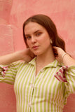 Iria- Green - Corset - The Back Shirt