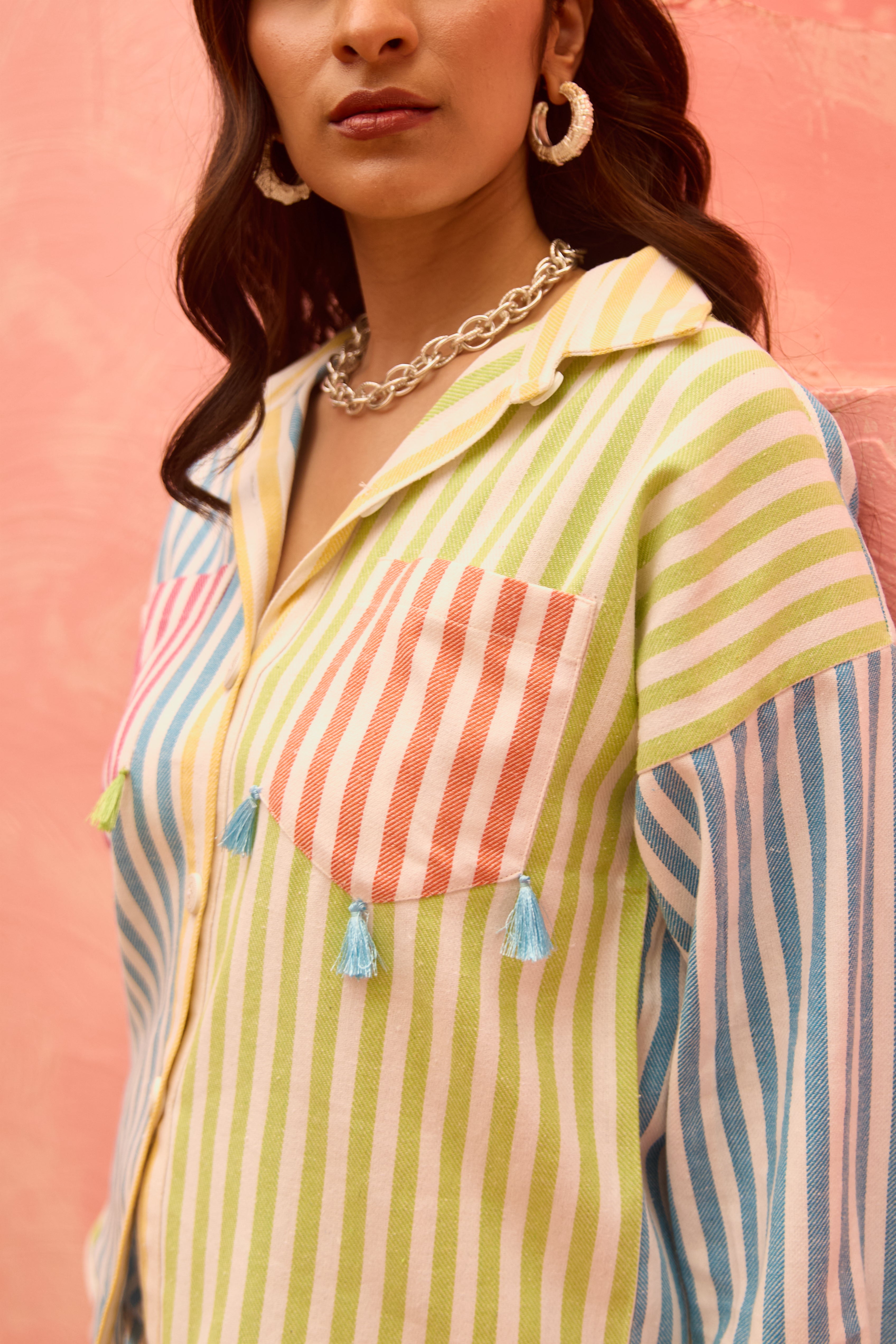 Sira - The Multi-Patched Shirt