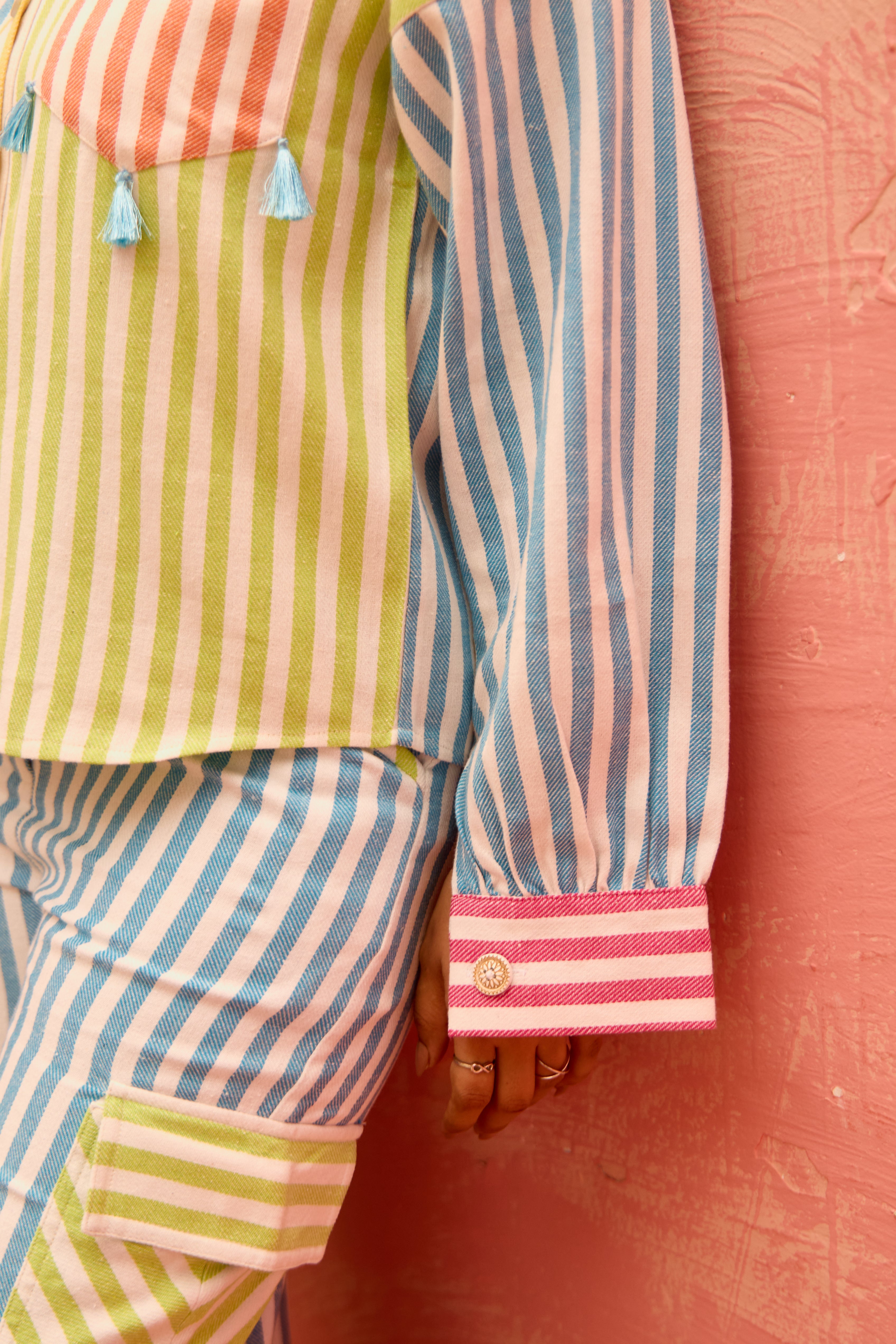 Sira - The Multi-Patched Shirt